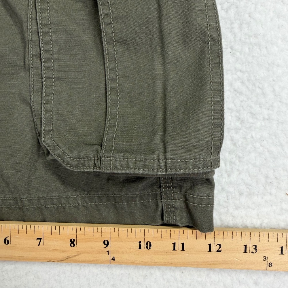 The North Face Cargo Shorts Mens 40 Olive Green Ripstop Hiking Outdoor Utility - Picture 10 of 10